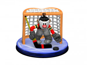 GOALKEEPER FOR 3D PRINT STL ASSEMBLE SEVERAL OPTIONS 3D Print Model