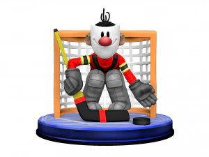 GOALKEEPER FOR 3D PRINT STL ASSEMBLE SEVERAL OPTIONS 3D Print Model