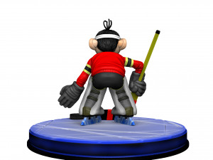 GOALKEEPER FOR 3D PRINT STL ASSEMBLE SEVERAL OPTIONS 3D Принт Модель