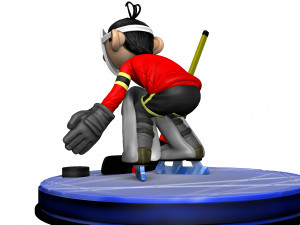 GOALKEEPER FOR 3D PRINT STL ASSEMBLE SEVERAL OPTIONS 3D Принт Модель