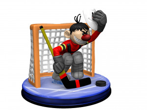 GOALKEEPER FOR 3D PRINT STL ASSEMBLE SEVERAL OPTIONS 3D Принт Модель