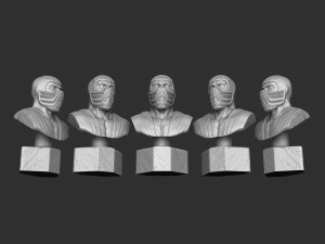 SUB-ZERO 1995 BUST FOR 3D PRINT STL 3D प्रिंट मॉडल