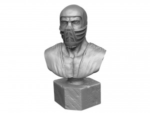 SUB-ZERO 1995 BUST FOR 3D PRINT STL 3D प्रिंट मॉडल