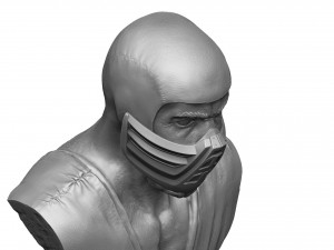 SUB-ZERO 1995 BUST FOR 3D PRINT STL 3D प्रिंट मॉडल