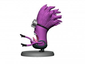 PURPLE MUTATED MINION FOR 3D PRINTING STL 3D प्रिंट मॉडल