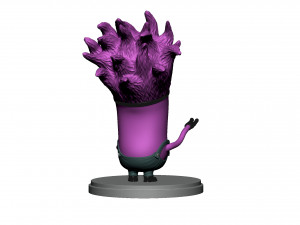 PURPLE MUTATED MINION FOR 3D PRINTING STL 3D प्रिंट मॉडल
