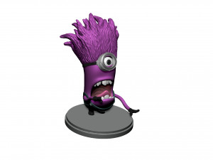 PURPLE MUTATED MINION FOR 3D PRINTING STL 3D प्रिंट मॉडल