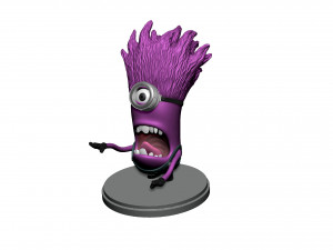 PURPLE MUTATED MINION FOR 3D PRINTING STL 3D प्रिंट मॉडल