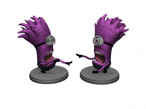 PURPLE MUTATED MINION FOR 3D PRINTING STL 3D प्रिंट मॉडल