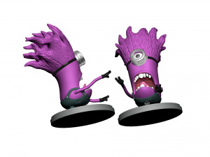 PURPLE MUTATED MINION FOR 3D PRINTING STL 3D प्रिंट मॉडल