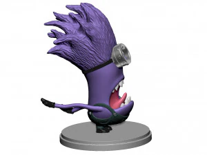 PURPLE MUTATED MINION FOR 3D PRINTING STL 3D Print Model