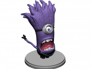 PURPLE MUTATED MINION FOR 3D PRINTING STL 3D-printmodel