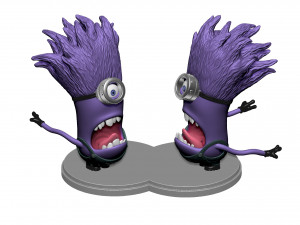 PURPLE MUTATED MINION FOR 3D PRINTING STL 3D-printmodel