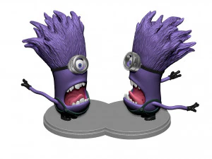 PURPLE MUTATED MINION FOR 3D PRINTING STL 3D Print Model