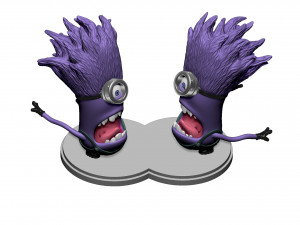 PURPLE MUTATED MINION FOR 3D PRINTING STL 3D-printmodel