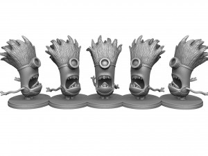 PURPLE MUTATED MINION FOR 3D PRINTING STL 3D-printmodel