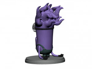 PURPLE MUTATED MINION FOR 3D PRINTING STL 3D Print Model