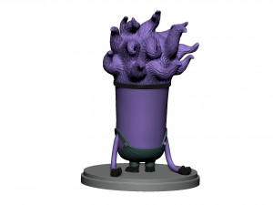 PURPLE MUTATED MINION FOR 3D PRINTING STL 3D प्रिंट मॉडल