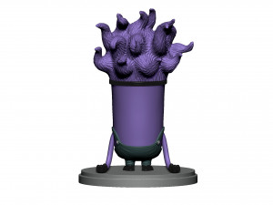 PURPLE MUTATED MINION FOR 3D PRINTING STL 3D प्रिंट मॉडल