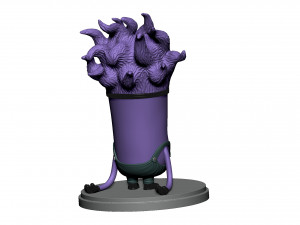 PURPLE MUTATED MINION FOR 3D PRINTING STL 3D प्रिंट मॉडल