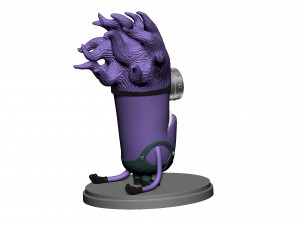 PURPLE MUTATED MINION FOR 3D PRINTING STL 3D प्रिंट मॉडल