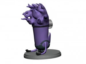 PURPLE MUTATED MINION FOR 3D PRINTING STL 3D Print Model