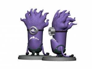 PURPLE MUTATED MINION FOR 3D PRINTING STL 3D प्रिंट मॉडल