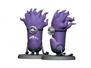 PURPLE MUTATED MINION FOR 3D PRINTING STL 3D Print Model
