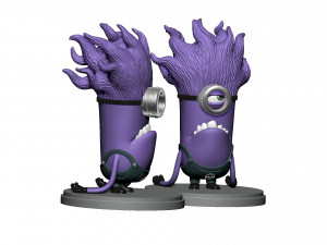 PURPLE MUTATED MINION FOR 3D PRINTING STL 3D प्रिंट मॉडल