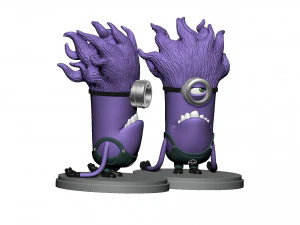 PURPLE MUTATED MINION FOR 3D PRINTING STL 3D Print Model