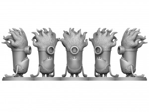 PURPLE MUTATED MINION FOR 3D PRINTING STL 3D प्रिंट मॉडल