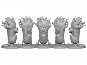 PURPLE MUTATED MINION FOR 3D PRINTING STL 3D प्रिंट मॉडल