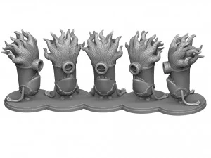 PURPLE MUTATED MINION FOR 3D PRINTING STL 3D Print Model