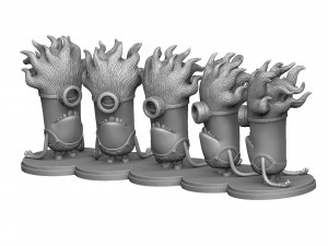PURPLE MUTATED MINION FOR 3D PRINTING STL 3D प्रिंट मॉडल