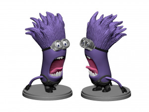 PURPLE MUTATED MINION FOR 3D PRINTING STL 3D Print Model