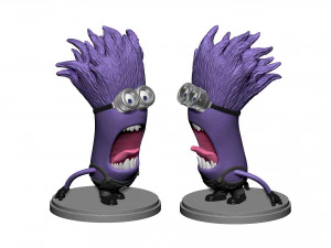PURPLE MUTATED MINION FOR 3D PRINTING STL 3D Print Model