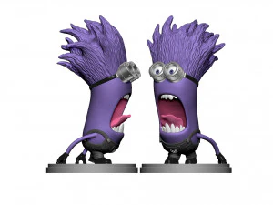 PURPLE MUTATED MINION FOR 3D PRINTING STL 3D Print Model