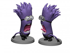 PURPLE MUTATED MINION FOR 3D PRINTING STL 3D Print Model
