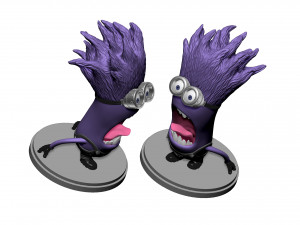 PURPLE MUTATED MINION FOR 3D PRINTING STL 3D Print Model