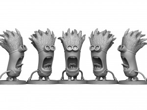 PURPLE MUTATED MINION FOR 3D PRINTING STL 3D Print Model