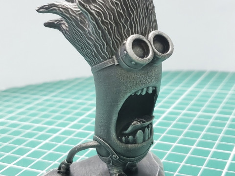 PURPLE MUTATED MINION FOR 3D PRINTING STL 3Dプリントモデル