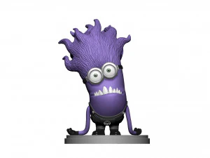 MINION MUTADO ROXO PARA IMPRESS&Atilde;O 3D STL Modelo de Impressão 3D