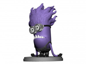 PURPLE MUTATED MINION FOR 3D PRINTING STL Modèles 3D en vedette