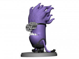 PURPLE MUTATED MINION FOR 3D PRINTING STL Modèles 3D en vedette