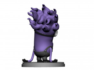 PURPLE MUTATED MINION FOR 3D PRINTING STL Modèles 3D en vedette
