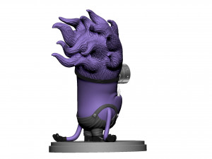 PURPLE MUTATED MINION FOR 3D PRINTING STL Modèles 3D en vedette