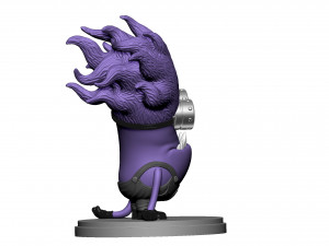 PURPLE MUTATED MINION FOR 3D PRINTING STL Modèles 3D en vedette