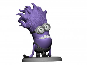 PURPLE MUTATED MINION FOR 3D PRINTING STL Modèles 3D en vedette