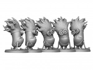 PURPLE MUTATED MINION FOR 3D PRINTING STL Modèles 3D en vedette