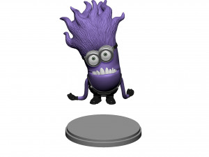 PURPLE MUTATED MINION FOR 3D PRINTING STL Modèles 3D en vedette